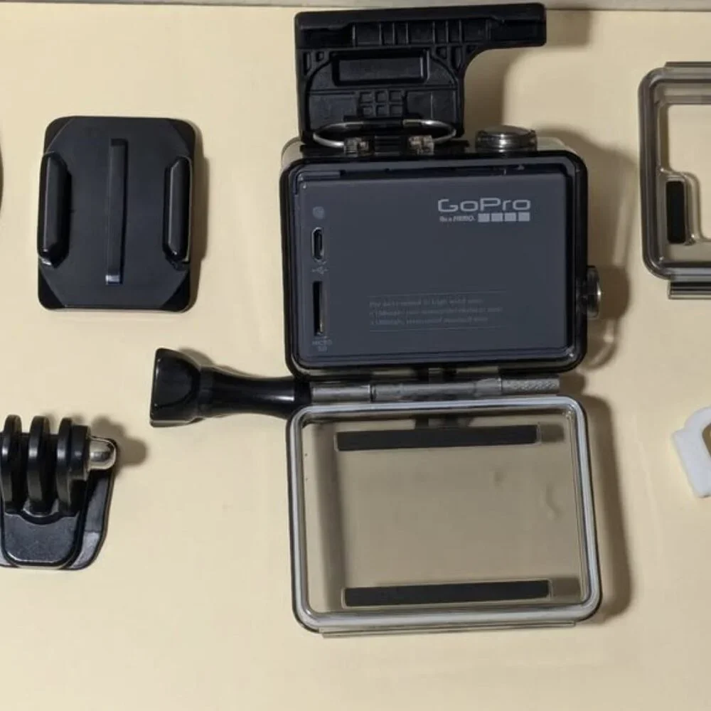 GoPro HERO + Action Cam 1080p 60fps Wi-Fi Waterproof Camera Bundle Original Box